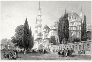 Outside mosque